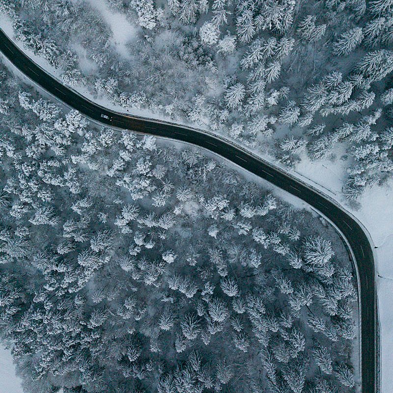 Nature from an eagle's
eye perspective